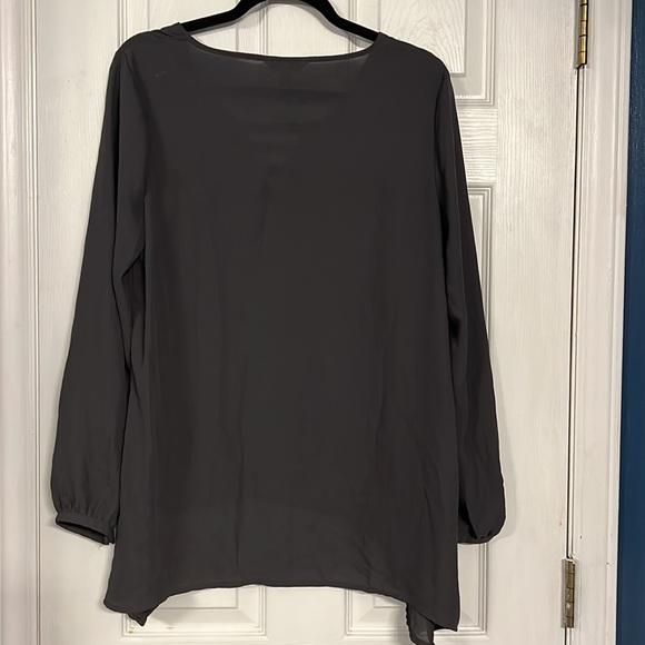 Juicy Couture Sequin and Gray Blouse- Size Large - Picture 5 of 5